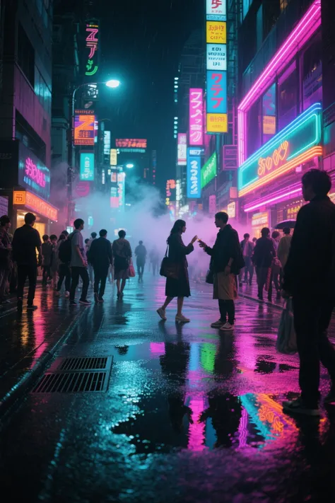 후쿠오카의 도심 유흥가